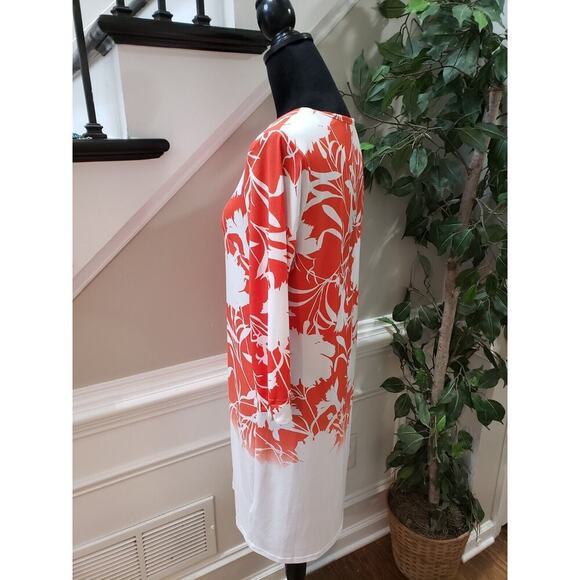 Covington Womens Multicolor Polyester Round Neck Long Sleeve Knee Length Dress M - Picture 6 of 12